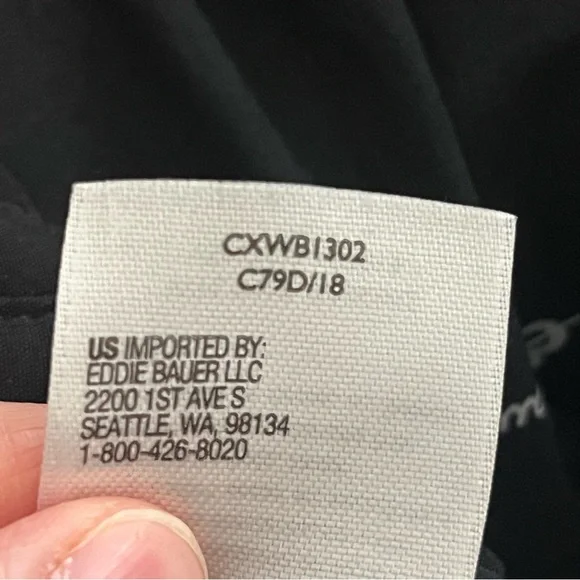 Eddie Bauer Women's Tulip Hem Black Skort, Size Large, Pockets Athletic - Picture 9 of 9